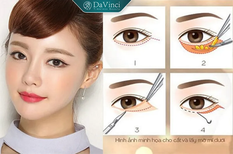 Lấy mỡ bọng mắt có bị lại không? Cắt bọng mắt dưới ở đâu tốt nhất?