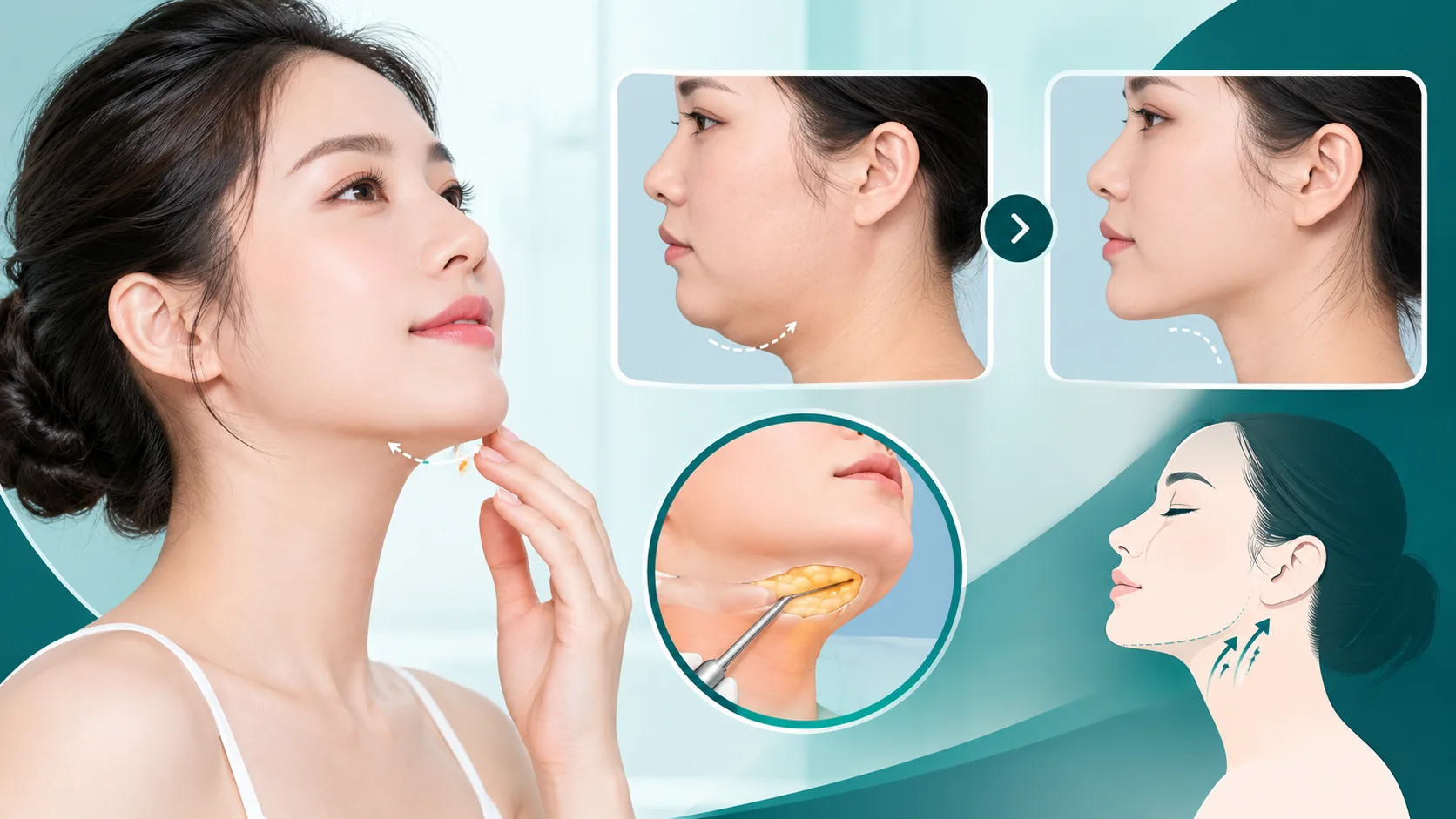 Hút mỡ nọng cằm