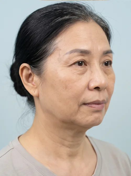 Độn cằm HA - trước