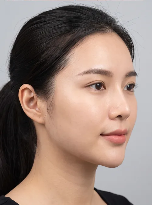 Độn cằm Hàn Quốc - sau