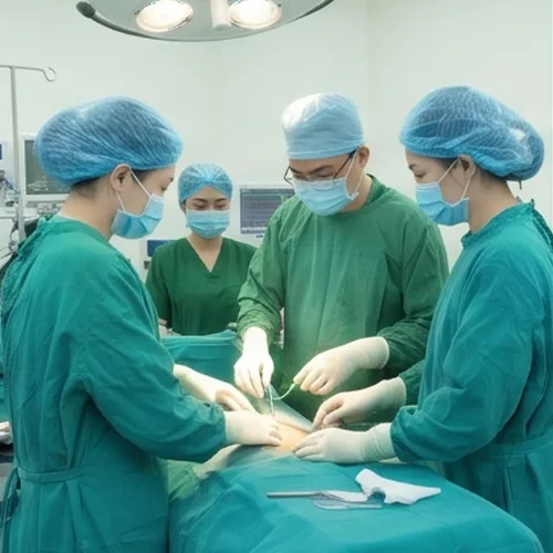 Thực hiện phẫu thuật