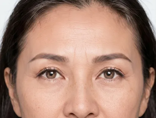 Nếp nhăn vùng trán